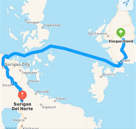 dumaguete to siargao